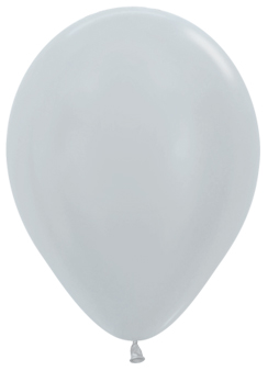 Ballons R5 Satin Pearl silber