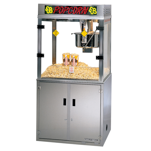 Popcornmaschine Pop-O-Gold 32oz/ 912g mit Unterschrank