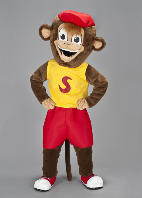 Kostüm Affe mit Shirt und Shorts